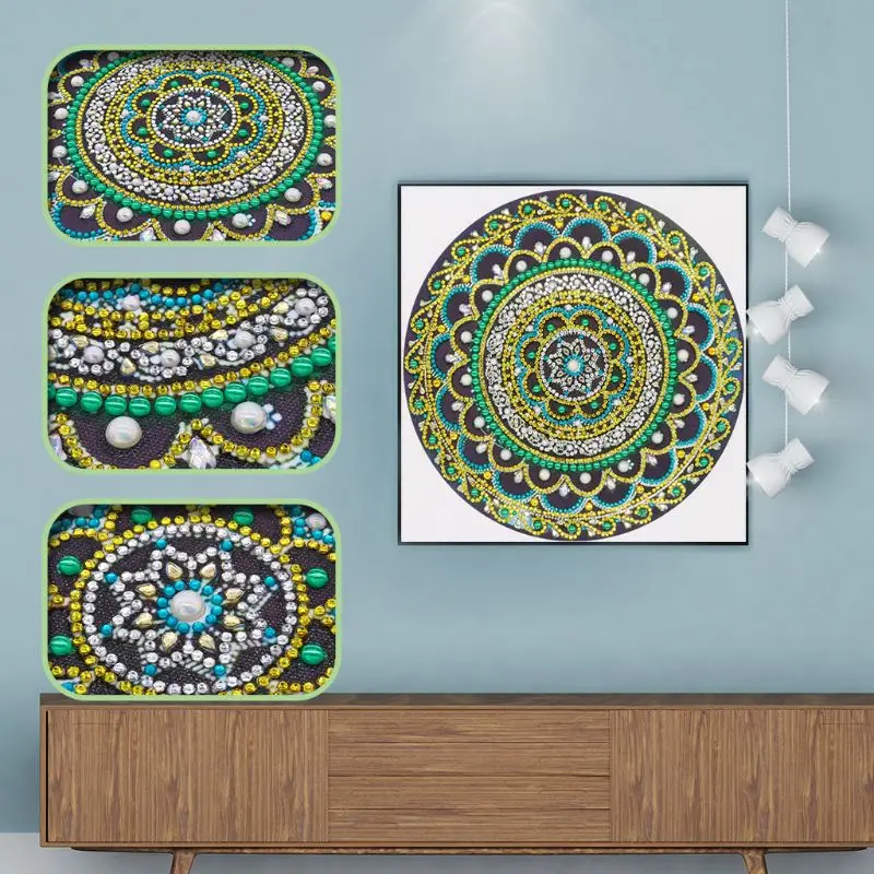 Mandala 5D Special Shaped Diamond Painting Embroidery Needlework Rhinestone Crystal Cross Craft Stitch Kit DIY
Mandala 5D Special Shaped Diamond Painting Embroidery Needlework Rhinestone Crystal Cross Craft Stitch Kit DIY
