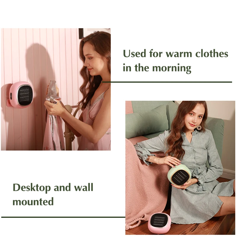 Home Wall-mounted ABS heater Portable Mini Electric Warmer Desktop Heating Fan for Office Dormitory Powerful Fast Heating HF04
Home Wall-mounted ABS heater Portable Mini Electric Warmer Desktop Heating Fan for Office Dormitory Powerful Fast Heating HF04