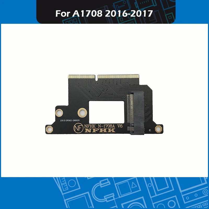 50 шт./лот A1708 M.2 SSD адаптера N-1708A для Macbook Pro Retina 13 "A1708 2016 2017 год
50 шт./лот A1708 M.2 SSD адаптера N-1708A для Macbook Pro Retina 13 "A1708 2016 2017 год