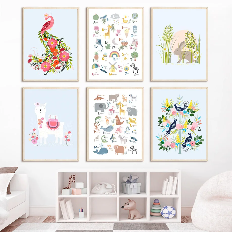 Rabbit Alpaca Bird Animal Zoo Nursery Wall Art Canvas Painting Nordic Posters And Prints Wall Pictures For Baby Kids Room Decor
Rabbit Alpaca Bird Animal Zoo Nursery Wall Art Canvas Painting Nordic Posters And Prints Wall Pictures For Baby Kids Room Decor