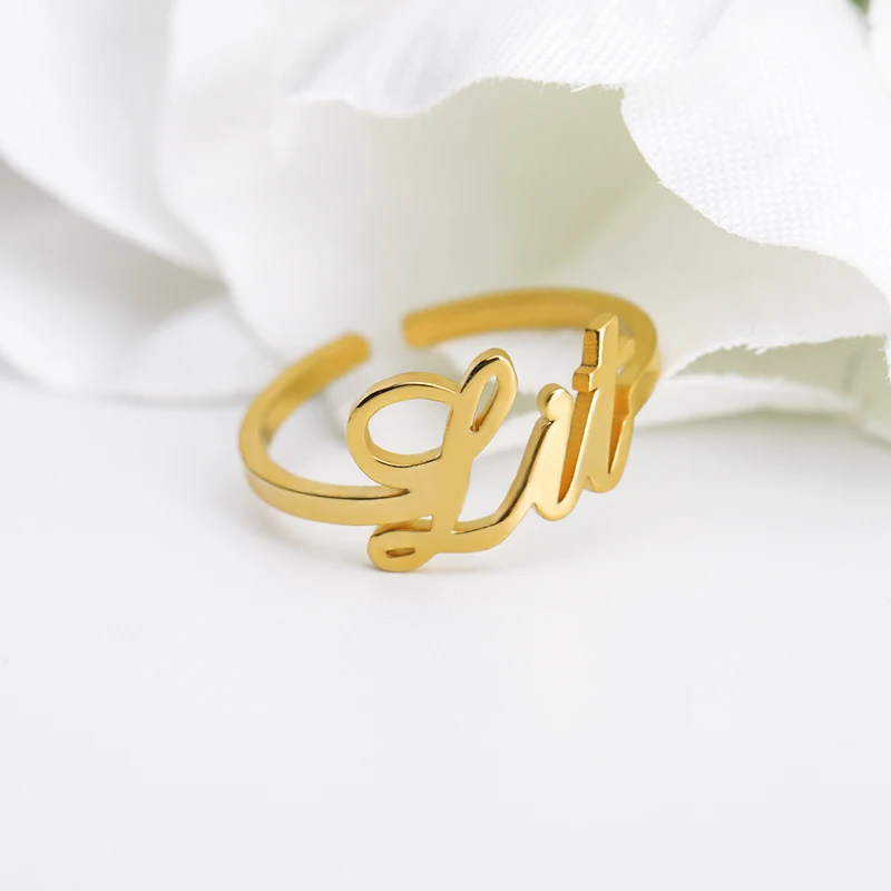 Statement Custom Name Ring Personalized Letters Initials Open Adjustable Rings Handmade Jewelry For Women Men Jewelry Wife Gift
Statement Custom Name Ring Personalized Letters Initials Open Adjustable Rings Handmade Jewelry For Women Men Jewelry Wife Gift