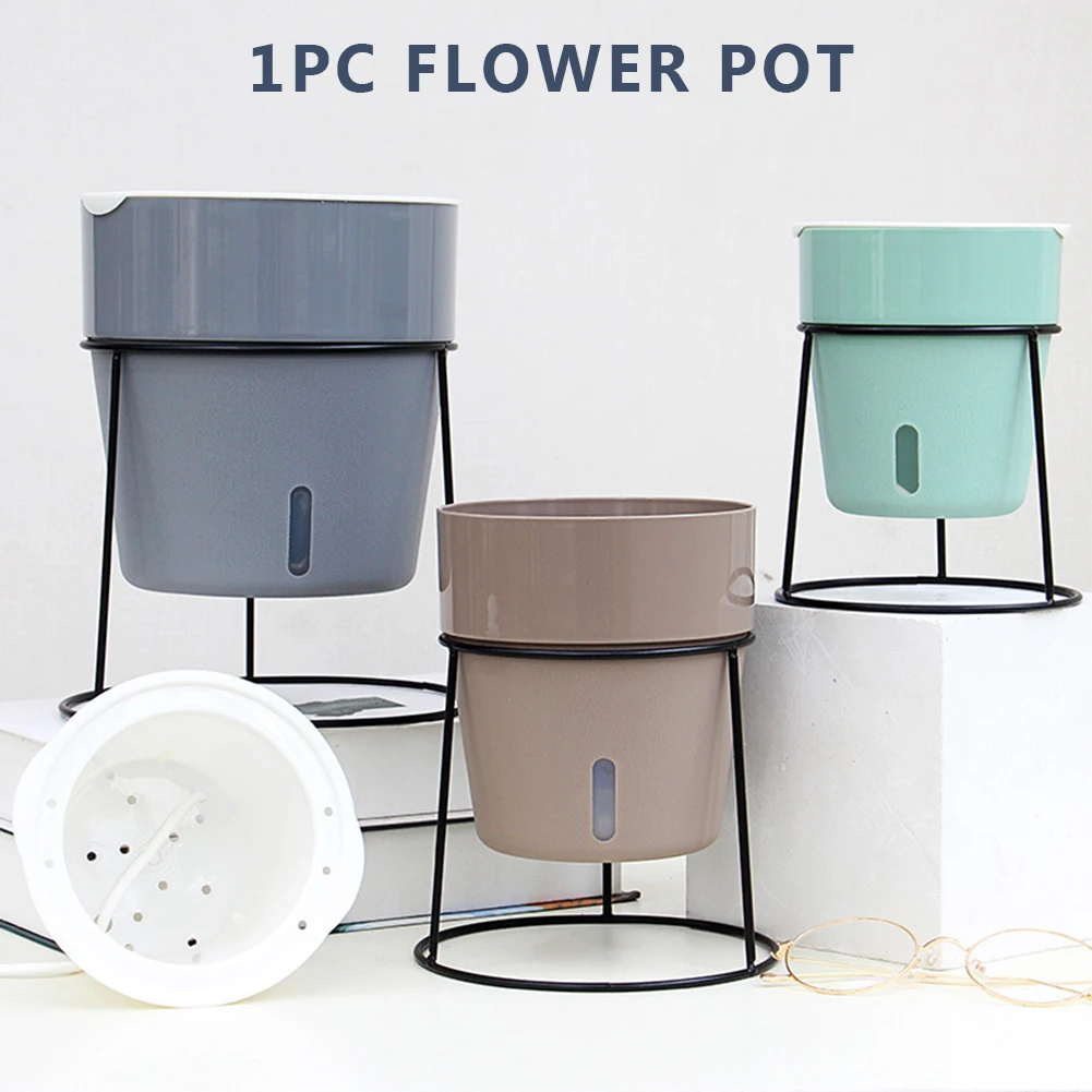 Indoor Decorative Balcony Garden Vase Home With Iron Stand Self Watering Green Planter Office Fleshy Living Room Flowerpot Set
Indoor Decorative Balcony Garden Vase Home With Iron Stand Self Watering Green Planter Office Fleshy Living Room Flowerpot Set