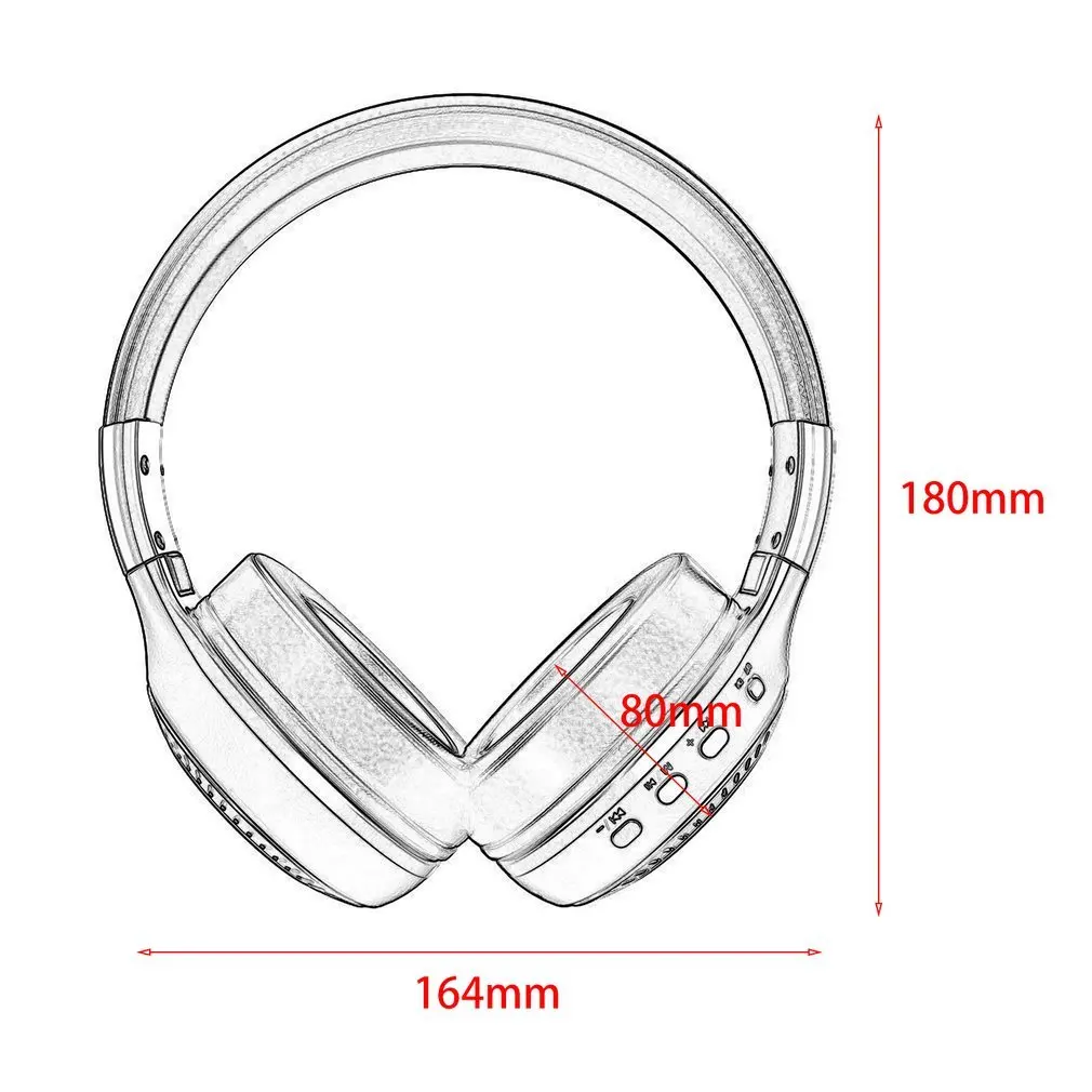 Bluetooth-наушники с ЖК-дисплеем FM-радио и микрофоном | Электроника