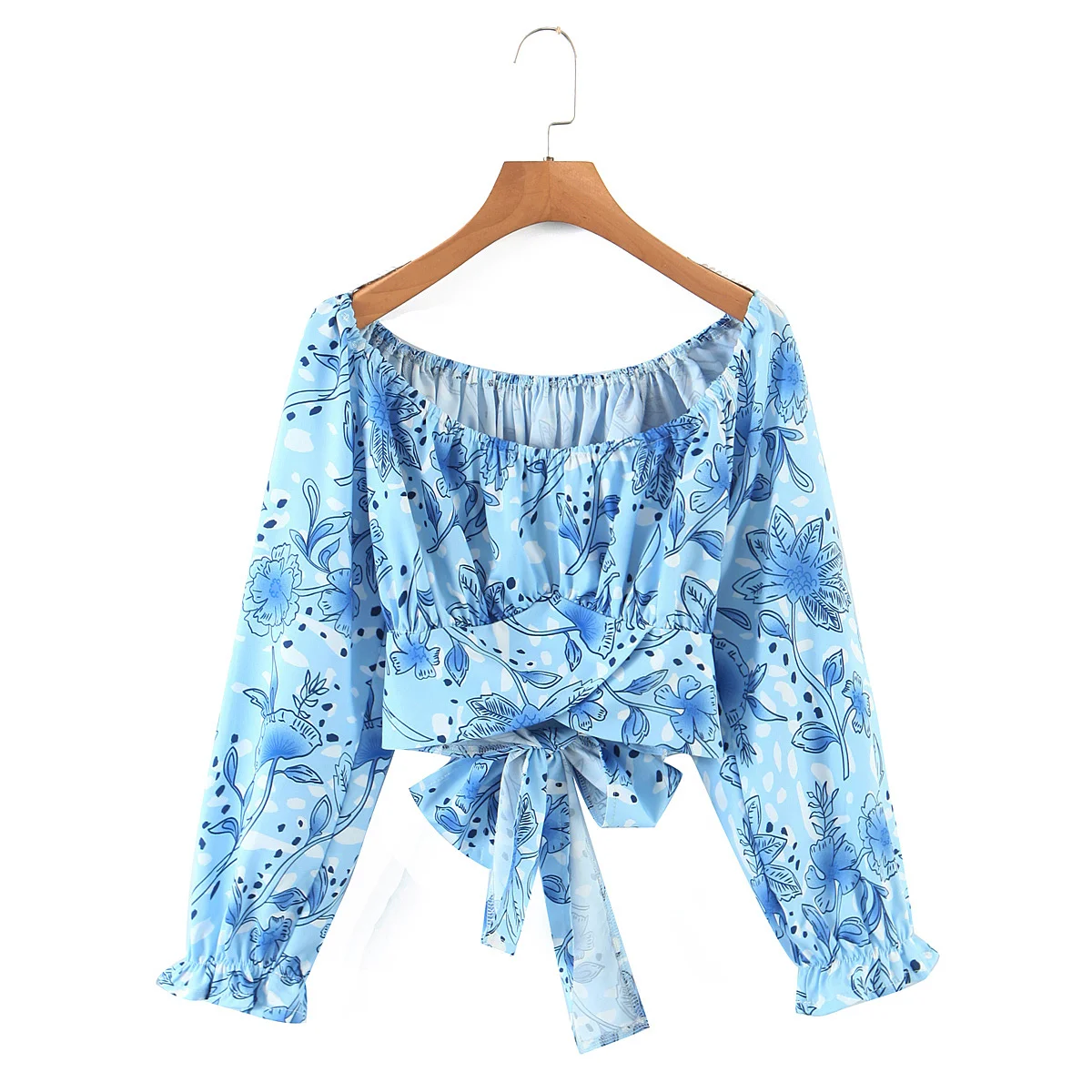 JC·KILIG In 2021 The New Spring a Word Shoulder Clavicle Horn Sleeve Broken Beautiful Long Sleeve Blouse 2107
JC·KILIG In 2021 The New Spring a Word Shoulder Clavicle Horn Sleeve Broken Beautiful Long Sleeve Blouse 2107