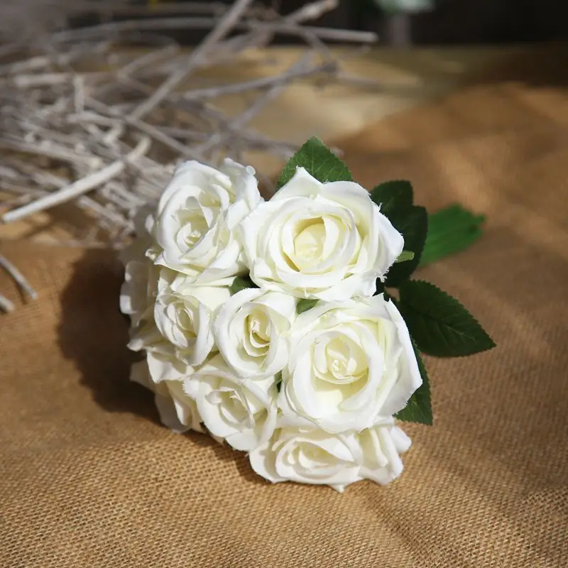 Silk Roses Wedding Bouquet for Bridesmaids Bridal Bouquet White Pink Artificial Flowers Mariage Supply Home Decoration Lovegrace
Silk Roses Wedding Bouquet for Bridesmaids Bridal Bouquet White Pink Artificial Flowers Mariage Supply Home Decoration Lovegrace