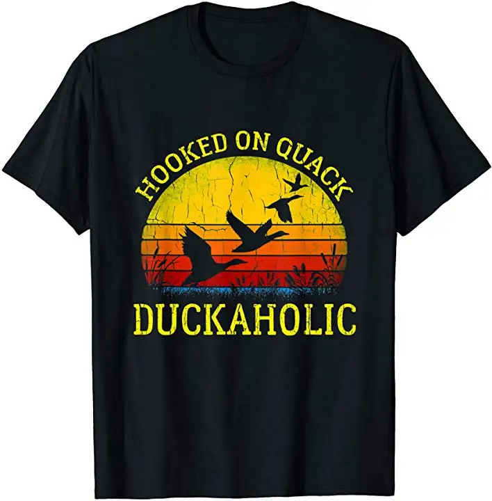Hooked on Quack Funny Duck Hunting Hunter Gift T-Shirt Summer Cotton Short Sleeve O-Neck Men's T Shirt New S-3XL
Hooked on Quack Funny Duck Hunting Hunter Gift T-Shirt Summer Cotton Short Sleeve O-Neck Men's T Shirt New S-3XL
