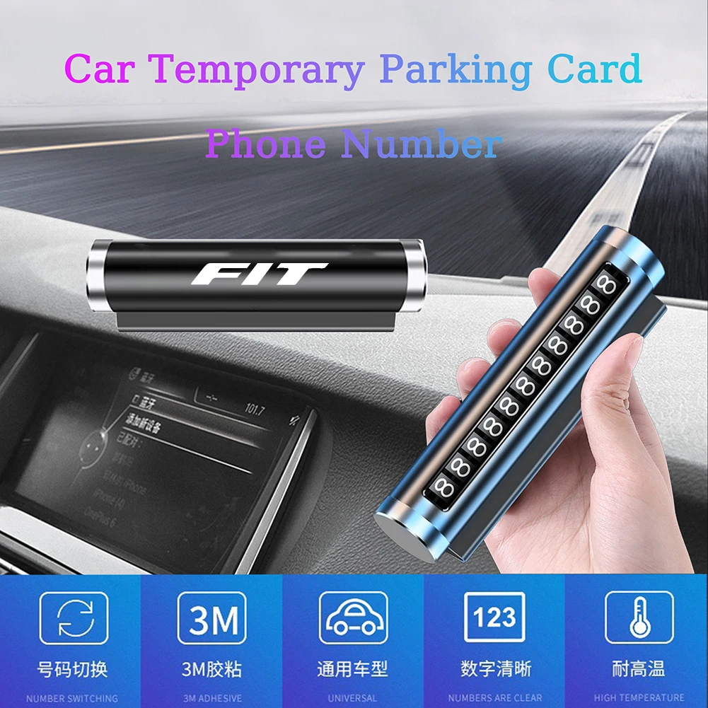 For Honda FIT DOHC HR-V HRV 2021 2020 2019 2018 Car Temporary Parking Card Phone Number Plate Automobile Accessories
For Honda FIT DOHC HR-V HRV 2021 2020 2019 2018 Car Temporary Parking Card Phone Number Plate Automobile Accessories