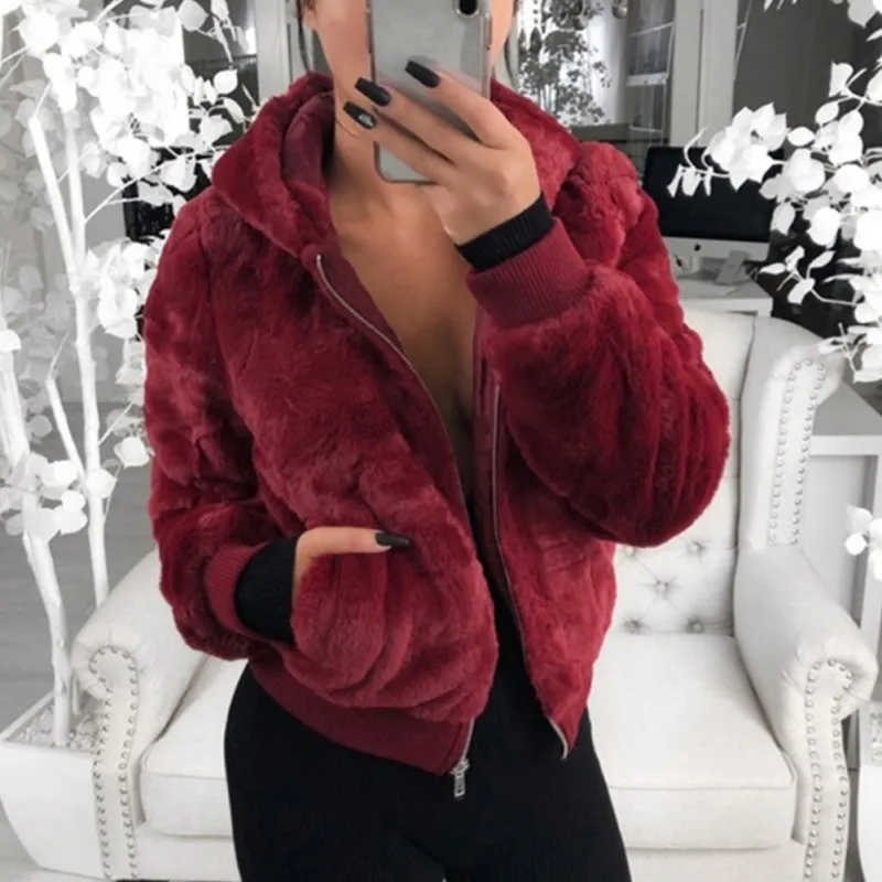 Winter New Autumn Warm Hooded Jacket Casual Long Sleeve Hoodies Sweatershirt Female Coat Solid Soft Fleece Women Coat W2
Winter New Autumn Warm Hooded Jacket Casual Long Sleeve Hoodies Sweatershirt Female Coat Solid Soft Fleece Women Coat W2