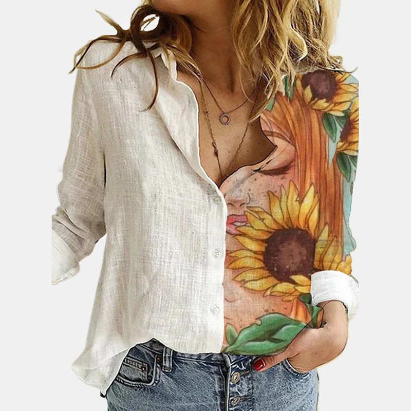 Vintage Woman Shirt Print Long Sleeve Shirt Women Prints Top Shirt Women T Shirt Plus Size Cartoon Cat Printed Ladies Casual Top
Vintage Woman Shirt Print Long Sleeve Shirt Women Prints Top Shirt Women T Shirt Plus Size Cartoon Cat Printed Ladies Casual Top