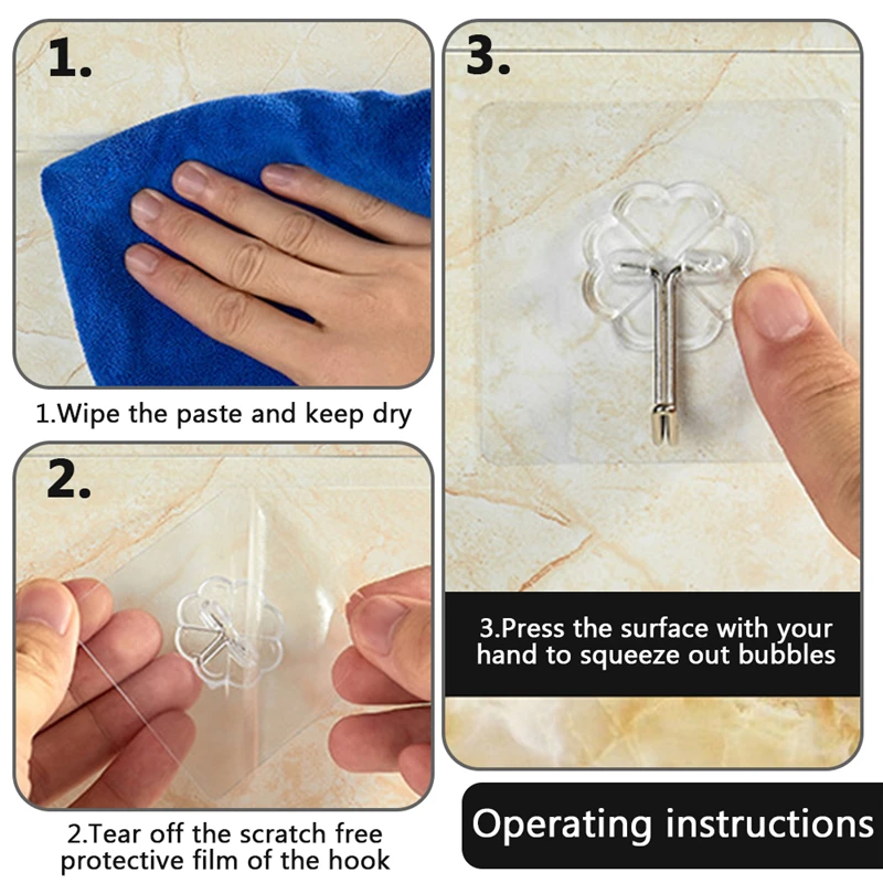 20Pc Transparent Wall Hooks Strong Self Adhesive Door Wall Hanger Hooks Suction Heavy Load Rack Cup Sucker for Kitchen Bathroom
20Pc Transparent Wall Hooks Strong Self Adhesive Door Wall Hanger Hooks Suction Heavy Load Rack Cup Sucker for Kitchen Bathroom