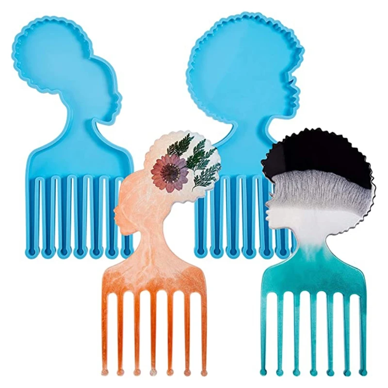 African Men Women Heads Shaped Combs Epoxy Resin Mold Jewelry Silicone Mould DIY Crafts Home Decorations Ornaments Mold
African Men Women Heads Shaped Combs Epoxy Resin Mold Jewelry Silicone Mould DIY Crafts Home Decorations Ornaments Mold