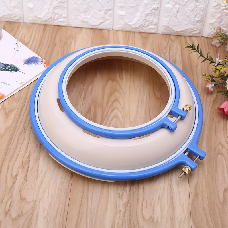 2pcs/set Embroidery Hoop Ring Frame with Stand Holder Support Set for 2 Sides Cross DIY Hand Needlecraft
2pcs/set Embroidery Hoop Ring Frame with Stand Holder Support Set for 2 Sides Cross DIY Hand Needlecraft