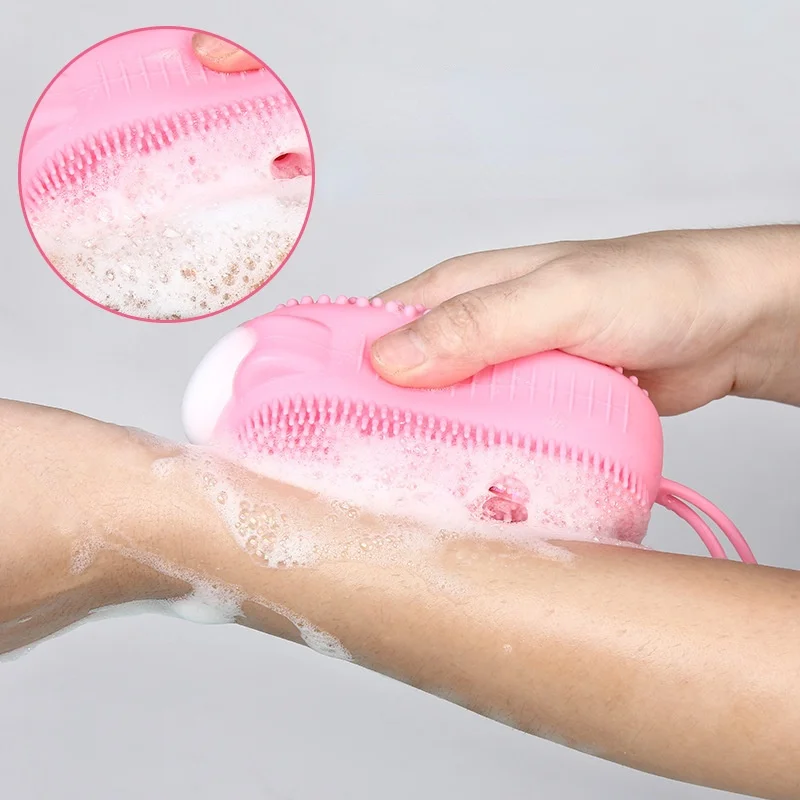 1pc Creative Silicone Bubble Bath Brush Double-Sided Massage Scalp Backrubbing Bath Massage Brush Skin Clean Shower Brushes
1pc Creative Silicone Bubble Bath Brush Double-Sided Massage Scalp Backrubbing Bath Massage Brush Skin Clean Shower Brushes