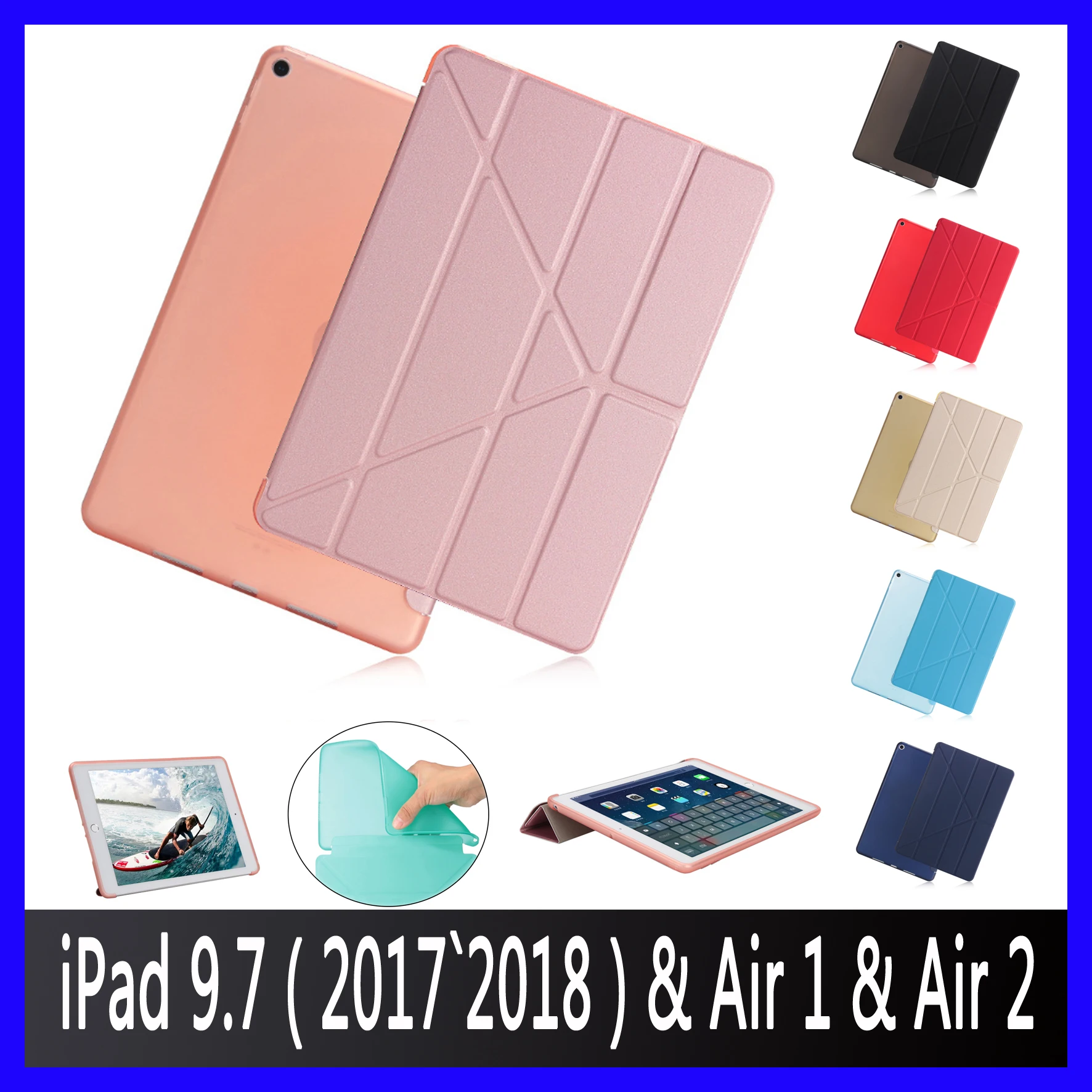 For iPad 9.7 Case Air 1/ Air2 Transparent Soft Cover for iPad 6th 2017`2018 (A1822 A1823 A1893 A1954 A1566 A1567 A1474 A1475)
For iPad 9.7 Case Air 1/ Air2 Transparent Soft Cover for iPad 6th 2017`2018 (A1822 A1823 A1893 A1954 A1566 A1567 A1474 A1475)
