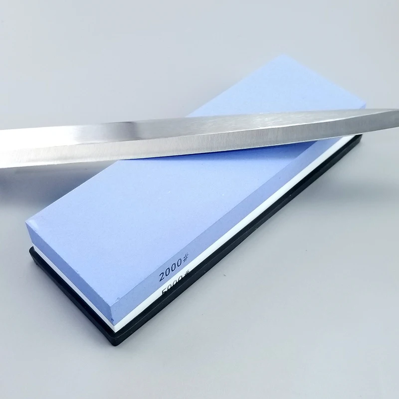 Sharpening stone 2000&5000 grit size - double-sided oil stone set with anti-slip bamboo base and angle guide sharpening system
Sharpening stone 2000&5000 grit size - double-sided oil stone set with anti-slip bamboo base and angle guide sharpening system