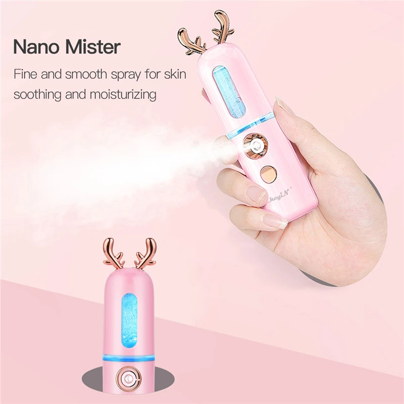 CkeyiN 30ml USB Humidifier Diffuser Nano Face Spray Mist Sprayer Facial Body Nebulizer Steamer Moisturizing Humidifier Cooling
CkeyiN 30ml USB Humidifier Diffuser Nano Face Spray Mist Sprayer Facial Body Nebulizer Steamer Moisturizing Humidifier Cooling