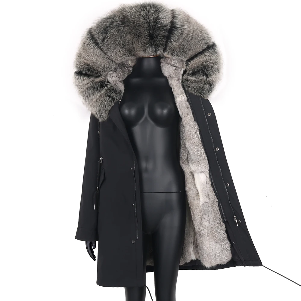 New Winter Natural Fur Jacket Long Real Fox Fur Collar Hooded Coat Women Fashion Streetwear Woman Clothing Casual Parkas 7XL
New Winter Natural Fur Jacket Long Real Fox Fur Collar Hooded Coat Women Fashion Streetwear Woman Clothing Casual Parkas 7XL