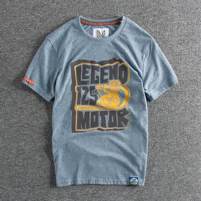 han Men's summer cotton short-sleeved T-shirt retro printing Slim round neck youth bottoming shirt half sleeve
han Men's summer cotton short-sleeved T-shirt retro printing Slim round neck youth bottoming shirt half sleeve