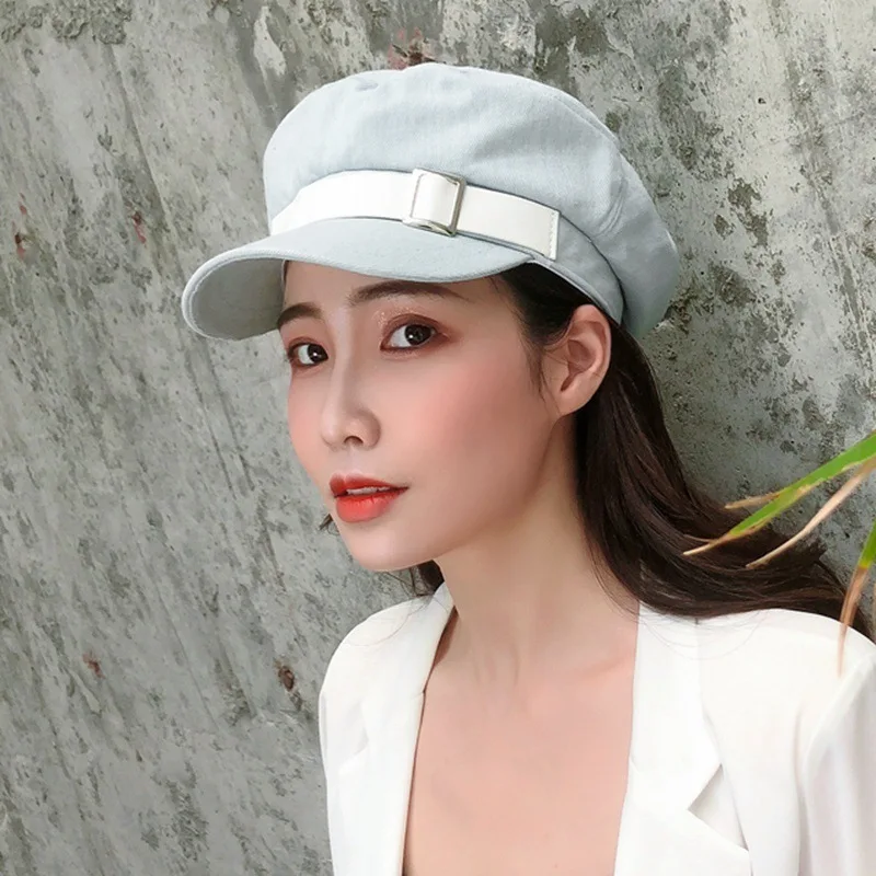 Tide British Retro Belt Beret Cap For Women Stage Performance Navy Hat Literary Octagonal Cap Female
Tide British Retro Belt Beret Cap For Women Stage Performance Navy Hat Literary Octagonal Cap Female