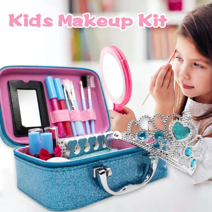 Washable Makeup Toy Kit Pretend Play Toy for Kids with a Storage Case Makeup Toy Set for Birthday Christmas Party
Washable Makeup Toy Kit Pretend Play Toy for Kids with a Storage Case Makeup Toy Set for Birthday Christmas Party