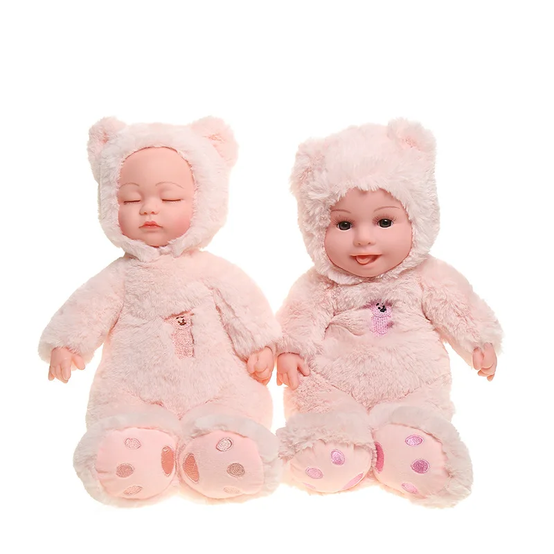 Simulated Doll Soothing Sleep Plush Soft Rubber Doll Reborn Doll Sound Singing Children's Toy reborn baby doll doll
Simulated Doll Soothing Sleep Plush Soft Rubber Doll Reborn Doll Sound Singing Children's Toy reborn baby doll doll