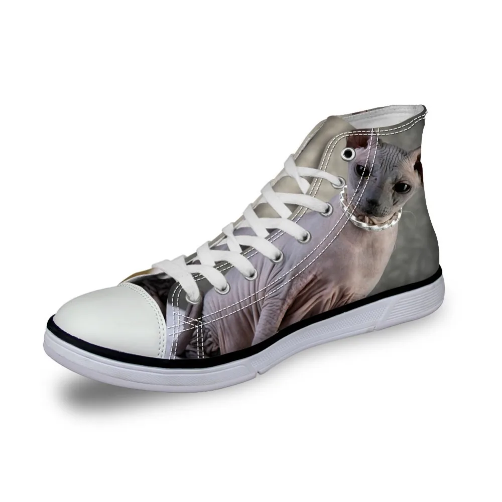 2020 girls Fashion Casual Child Lace-up Vulcanized High-Top Canvas Shoes unisex Flats Girl Canadian Hairless Sphinx cat Print
2020 girls Fashion Casual Child Lace-up Vulcanized High-Top Canvas Shoes unisex Flats Girl Canadian Hairless Sphinx cat Print