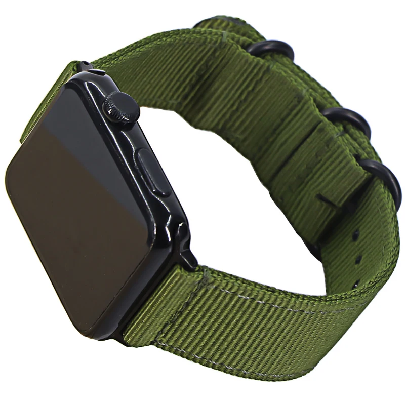 Нейлоновый ремешок для наручных часов применяются Apple Watch версии 5/4/3/2/1 спортивный