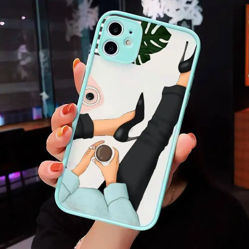 Fashion Beautiful Girl Pattern Phone Cases matte transparent For iphone 7 8 11 12 plus mini x xs xr pro max cover
Fashion Beautiful Girl Pattern Phone Cases matte transparent For iphone 7 8 11 12 plus mini x xs xr pro max cover