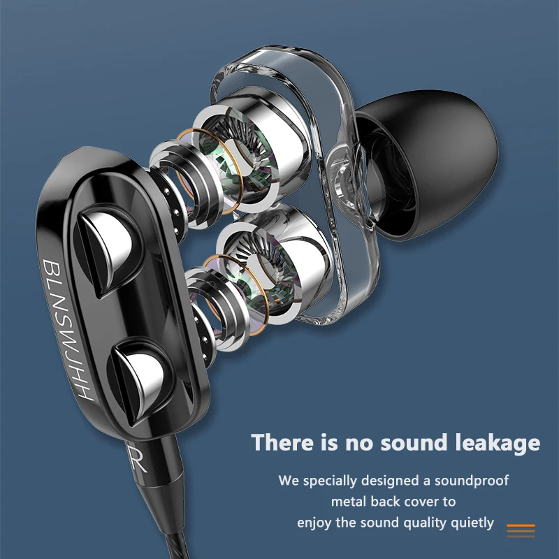 Dual Drive 6D Stereo Earphone Heavy Bass Music Sport Headphone USB 3.5mm In-Ear Earbuds Wired Headset For Iphone Xiaomi Samsung
Dual Drive 6D Stereo Earphone Heavy Bass Music Sport Headphone USB 3.5mm In-Ear Earbuds Wired Headset For Iphone Xiaomi Samsung
