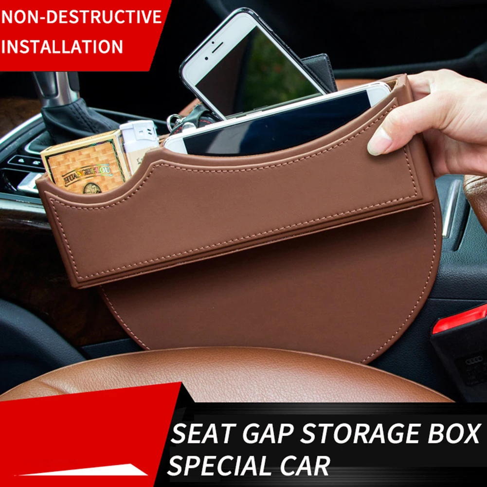 21.2cm*26.2cm Universal Car Seat Gap Storage Box Simulation Leather Multifunctional Mobile Phone Car Storage Box Car Accessories
21.2cm*26.2cm Universal Car Seat Gap Storage Box Simulation Leather Multifunctional Mobile Phone Car Storage Box Car Accessories