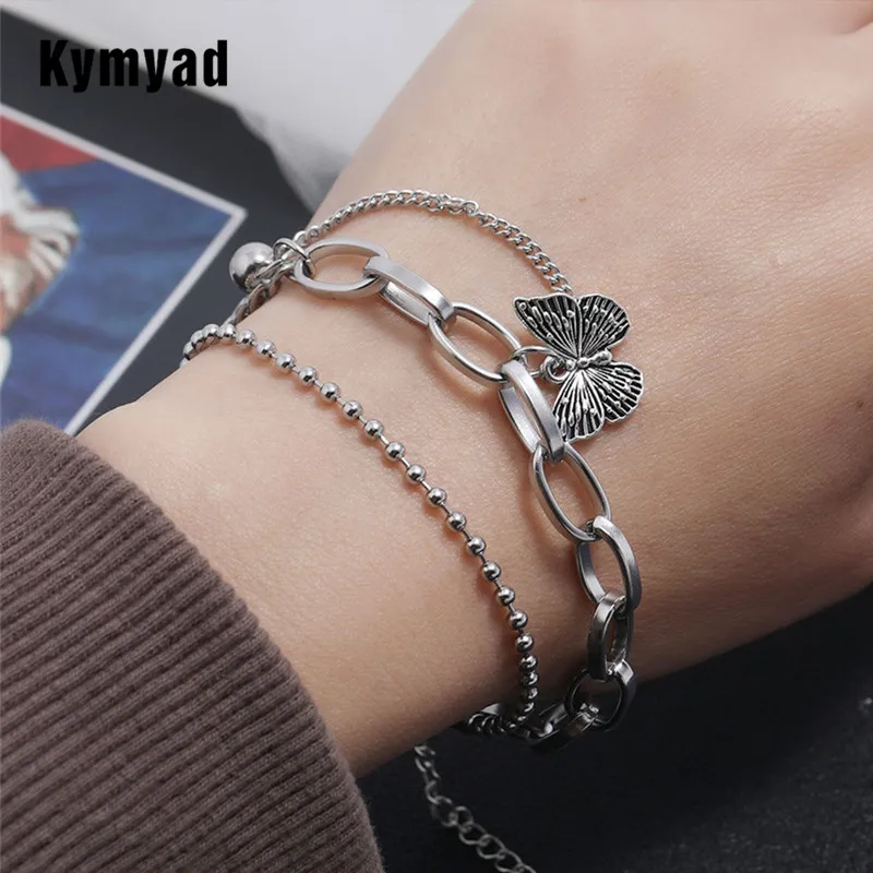 Kymyad Stainless Steel Bracelets For Women Men Bijoux Femme Hip Hop Couple Bracelet Heart Star Charming Bracelet Men Multilayer
Kymyad Stainless Steel Bracelets For Women Men Bijoux Femme Hip Hop Couple Bracelet Heart Star Charming Bracelet Men Multilayer