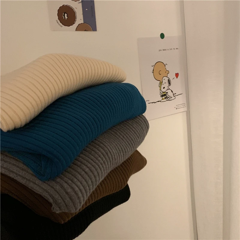 Women Pullovers Turtleneck Solid Simple Thicken Winter Warm Casual Slim Popular Sweaters Knitting Korean Style Streetwear Chic
Women Pullovers Turtleneck Solid Simple Thicken Winter Warm Casual Slim Popular Sweaters Knitting Korean Style Streetwear Chic