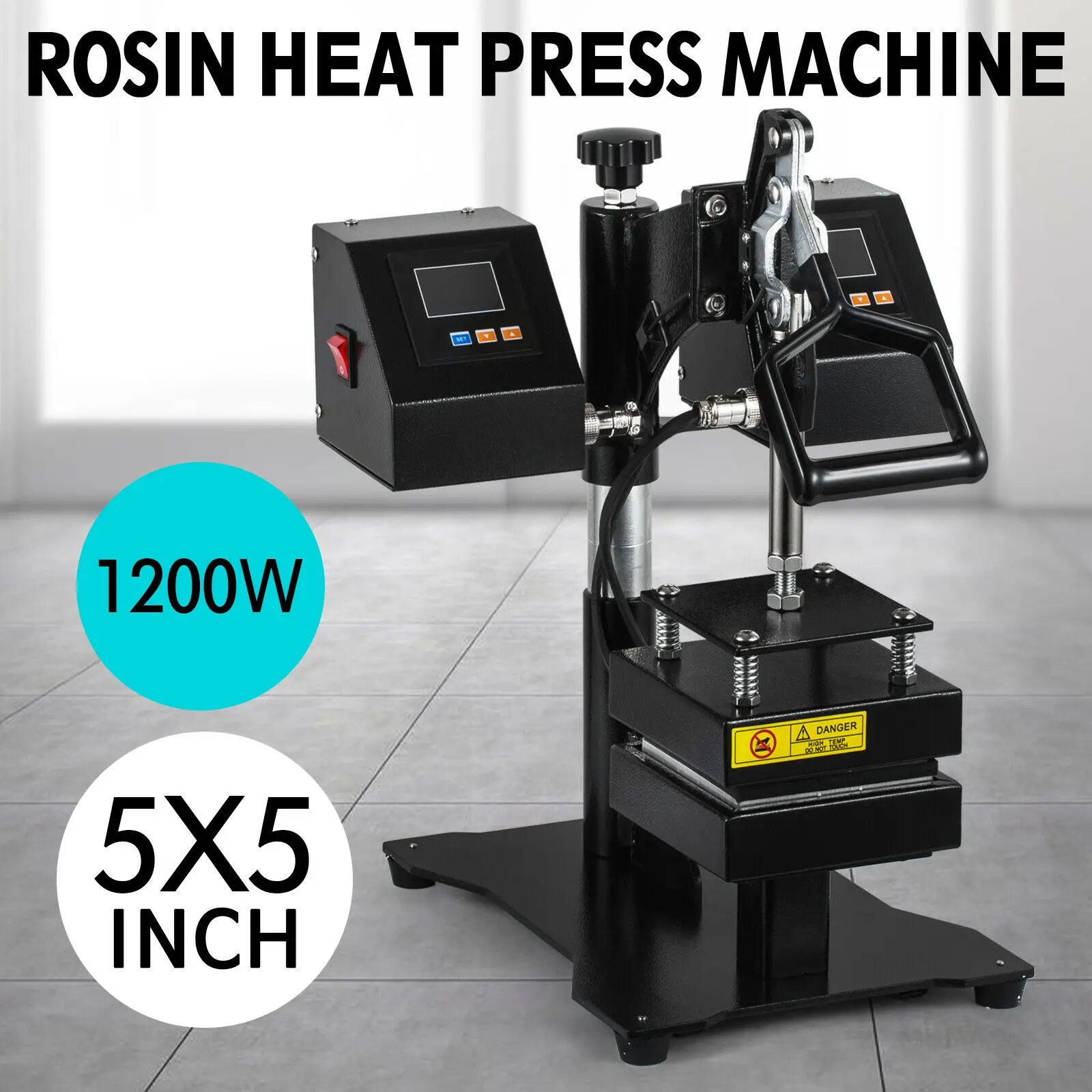 5 x 5 inch Rosin Heat Press Machine Dual Heating Elements Para Swing Away Heavy Duty Sublimation Double Combo Heat Plate Machine
5 x 5 inch Rosin Heat Press Machine Dual Heating Elements Para Swing Away Heavy Duty Sublimation Double Combo Heat Plate Machine