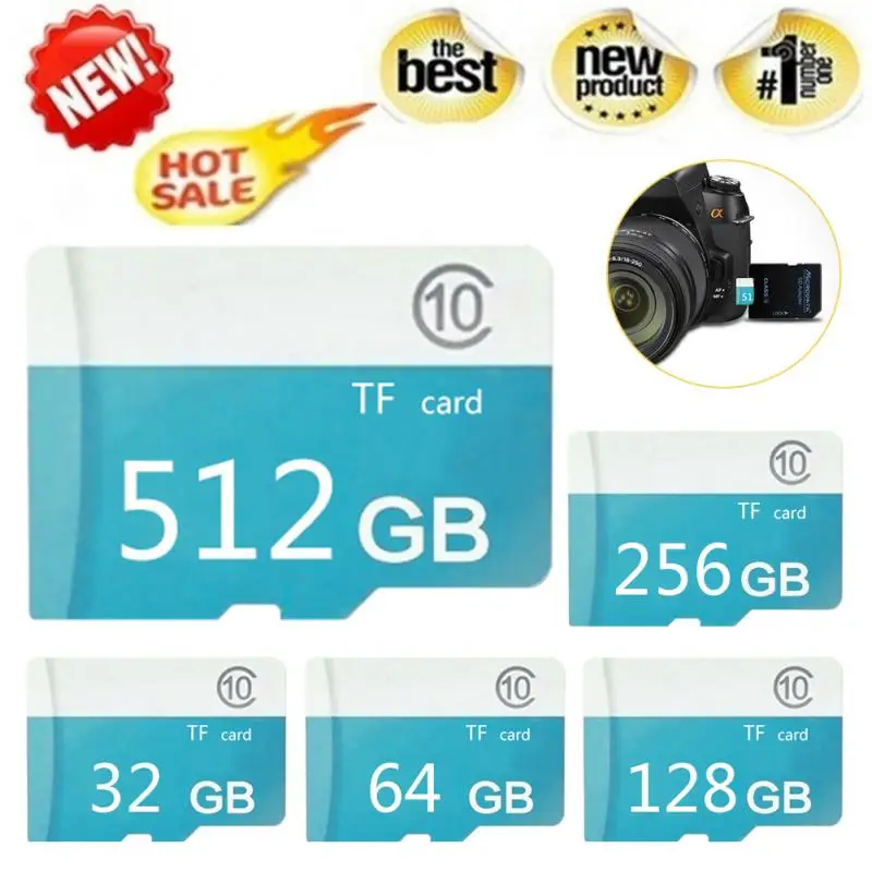1PC Flash Card TF Card Class 10 Flash Memory Card Microsd 1/2/4/8/16/32/64/128/256/512GB For Laptop Tablet Smartphone Adapter
1PC Flash Card TF Card Class 10 Flash Memory Card Microsd 1/2/4/8/16/32/64/128/256/512GB For Laptop Tablet Smartphone Adapter