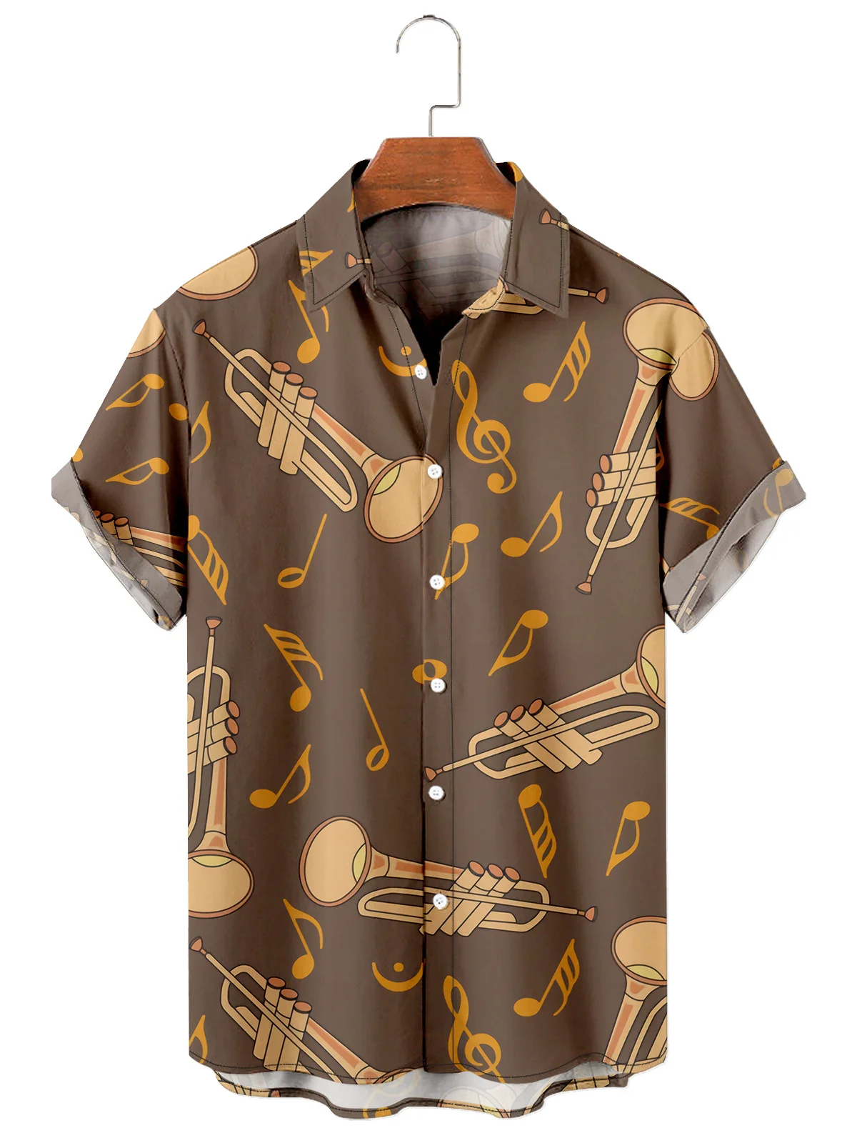 2021 Men's Short Sleeve Lapel Shirt Large Size music 3D Printed Men's Shirt with Pockets
2021 Men's Short Sleeve Lapel Shirt Large Size music 3D Printed Men's Shirt with Pockets