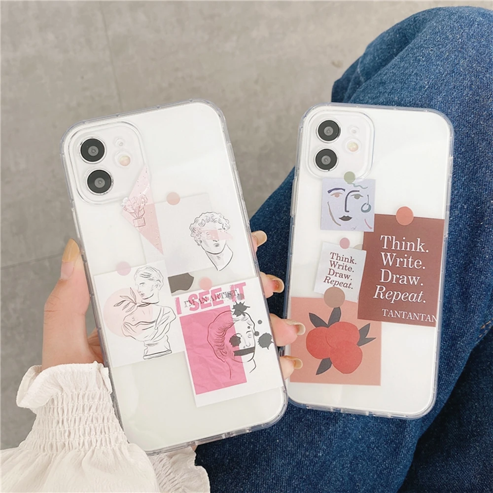 NEW Fashion Retro Code Label Phone Case For iPhone 12 Mini 11 Pro X XR XS Max 7 8 Plus SE 2020 Soft TPU Airbag Clear Cover 12pro
NEW Fashion Retro Code Label Phone Case For iPhone 12 Mini 11 Pro X XR XS Max 7 8 Plus SE 2020 Soft TPU Airbag Clear Cover 12pro