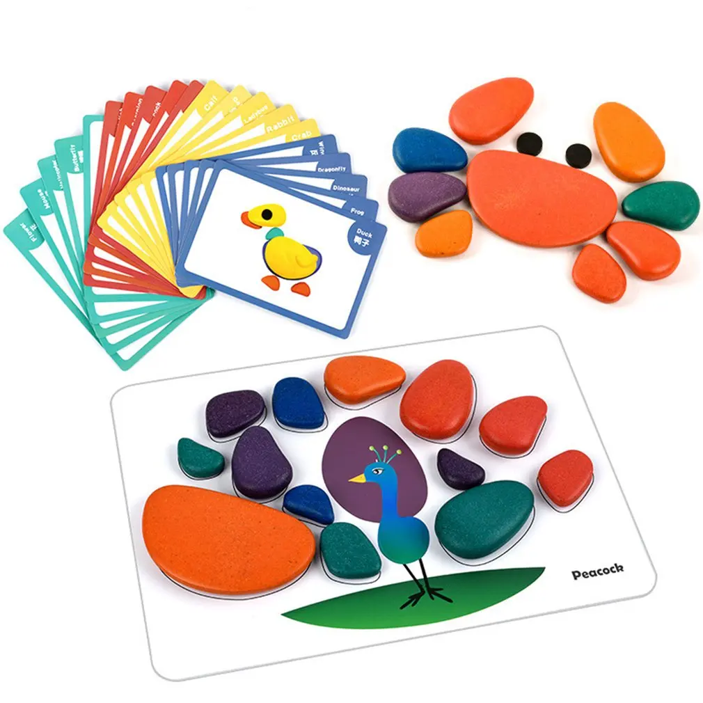 Colorful Stone Blocks Preschool Educational Toys Pebble Rock Building Block Set Rainbow Building Block Lightweight Puzzle Set
Colorful Stone Blocks Preschool Educational Toys Pebble Rock Building Block Set Rainbow Building Block Lightweight Puzzle Set