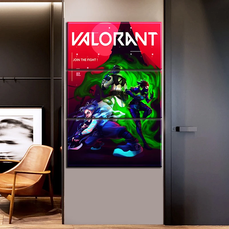 3 Pieces Video Game Valorant Posters Viper Cypher Jett Oil Painting Canvas Art Wall Decor Sofa Background Stickers
3 Pieces Video Game Valorant Posters Viper Cypher Jett Oil Painting Canvas Art Wall Decor Sofa Background Stickers
