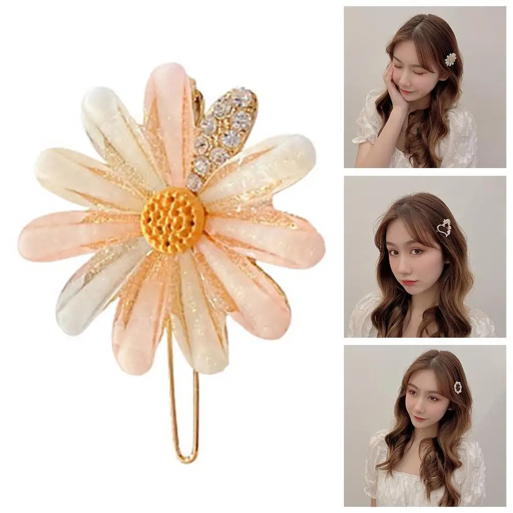 New Korean Diamond Floral Hair Clips For Women Girls Headdress Hairpin Fashion Headband Hair Barrettes Accessories Sweet Z8W6
New Korean Diamond Floral Hair Clips For Women Girls Headdress Hairpin Fashion Headband Hair Barrettes Accessories Sweet Z8W6
