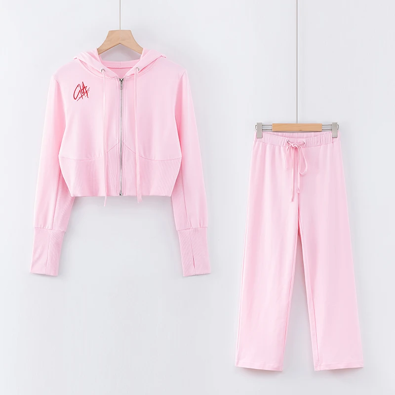 2021 New Spring Autumn Pink Outfit Set Sweatsuits For Women 2 Piece Jogging Suits For Women Top And Long Pants
2021 New Spring Autumn Pink Outfit Set Sweatsuits For Women 2 Piece Jogging Suits For Women Top And Long Pants