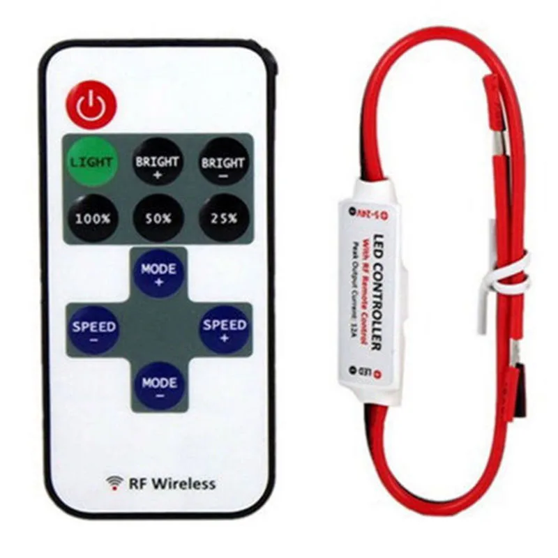 Wireless RF Controller Remote Switch Controller RF Inline Dimmer Mini Speed Adjustable Easy to install
Wireless RF Controller Remote Switch Controller RF Inline Dimmer Mini Speed Adjustable Easy to install
