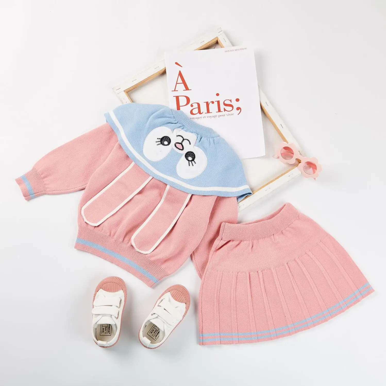 2020 Girls set knitted rabbit design baby girls sets pink purple colour sweaters + skirt sweet baby set
2020 Girls set knitted rabbit design baby girls sets pink purple colour sweaters + skirt sweet baby set