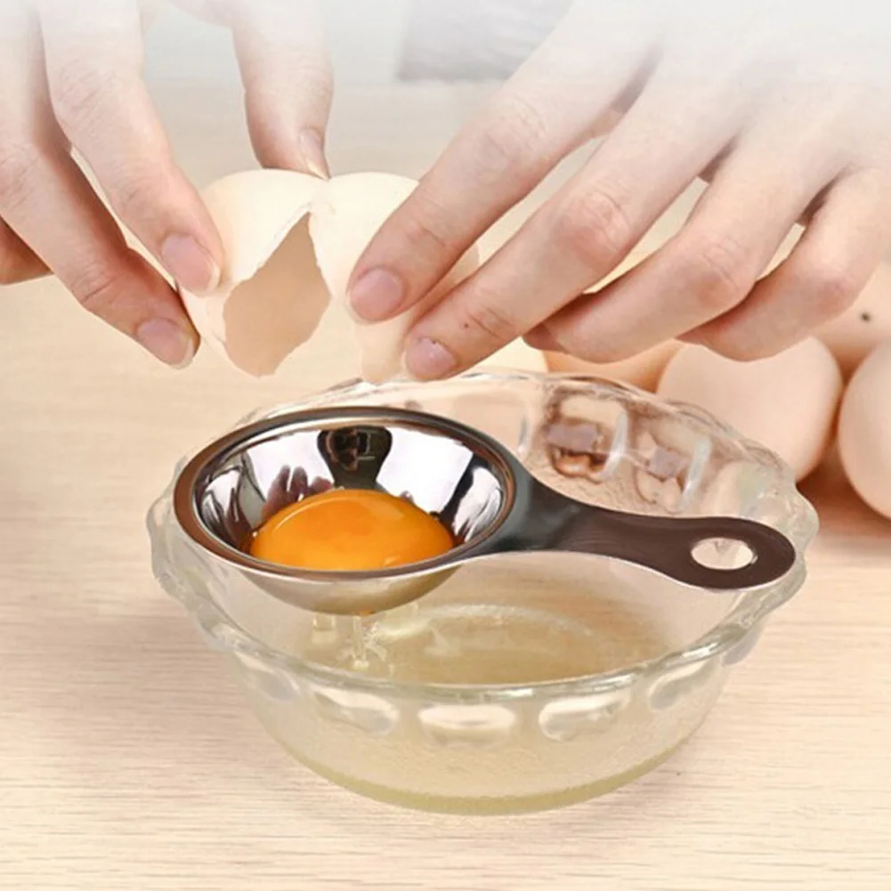 1 Piece Stainless Steel Egg White Separator Egg Yolk Protein Liquid Filter Cooking Egg Tool Kitchen Gadget
1 Piece Stainless Steel Egg White Separator Egg Yolk Protein Liquid Filter Cooking Egg Tool Kitchen Gadget