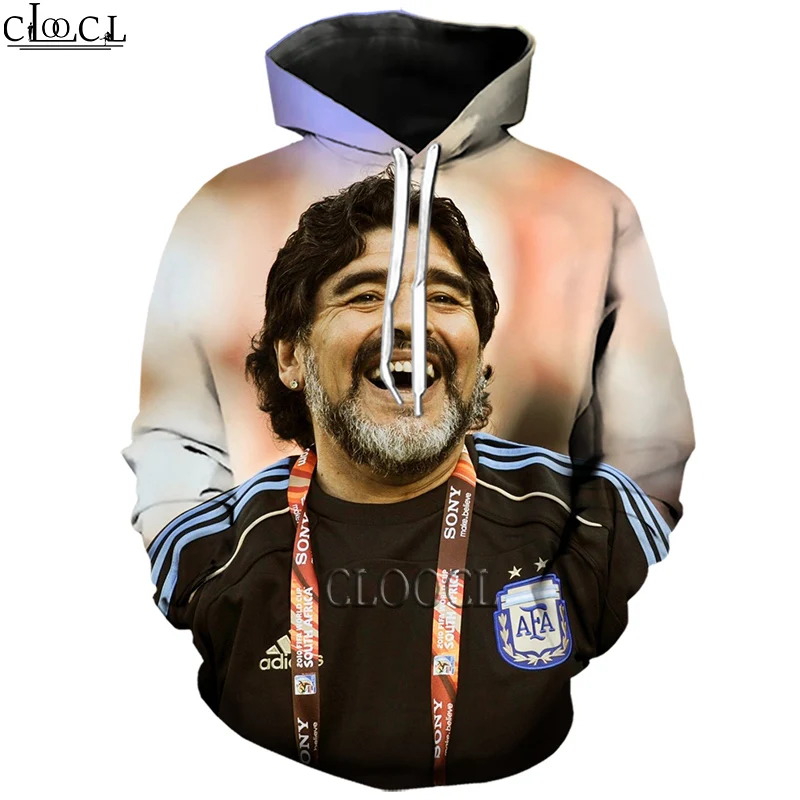 CLOOCL Football King Diego Armando Maradona Hoodies 3D Print Mens Women Fashion Hot Selling Casual Hip Hop Tops Drop Shipping
CLOOCL Football King Diego Armando Maradona Hoodies 3D Print Mens Women Fashion Hot Selling Casual Hip Hop Tops Drop Shipping