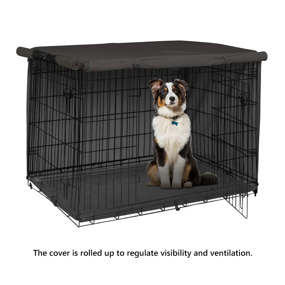 Dog Crate Cover Windproof Pet Kennel Cover Universal Privacy Breathable Double Door Dog Cage Outdor Cloth Covers 
Dog Crate Cover Windproof Pet Kennel Cover Universal Privacy Breathable Double Door Dog Cage Outdor Cloth Covers