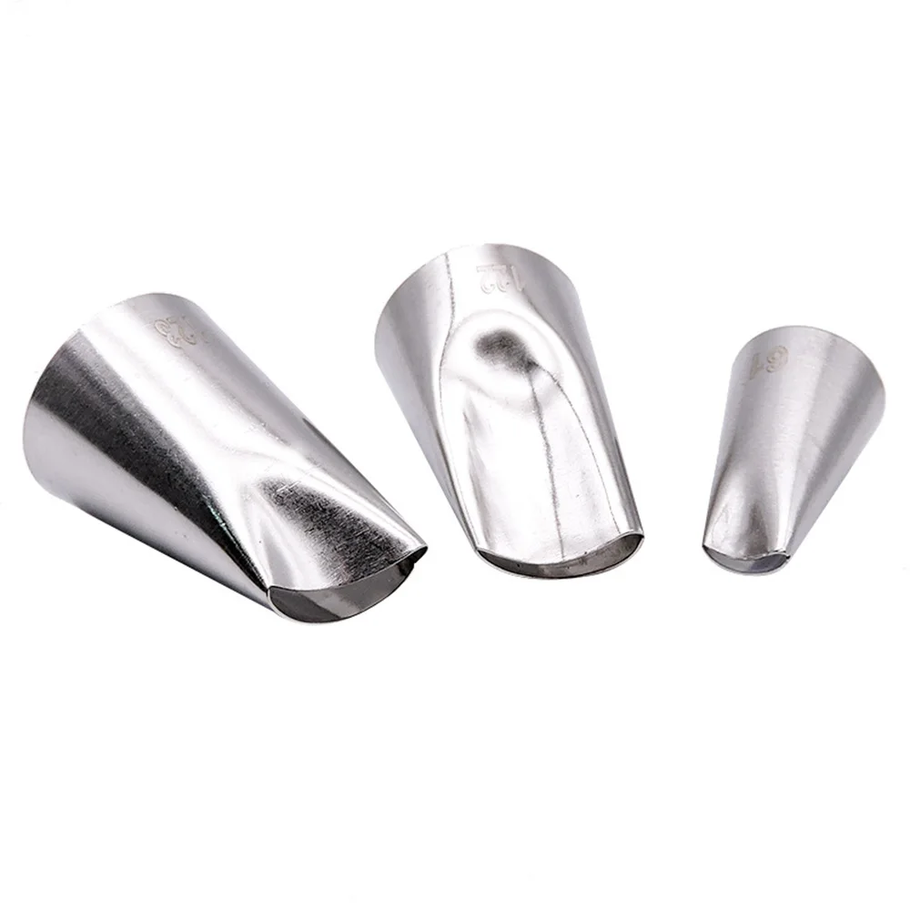 #61 #122 #123 3pcs/set Rose Petal Piping Nozzle Cake Decorating Icing Tip Stainless Steel Pastry Nozzles For Cream Flower Petal 
#61 #122 #123 3pcs/set Rose Petal Piping Nozzle Cake Decorating Icing Tip Stainless Steel Pastry Nozzles For Cream Flower Petal