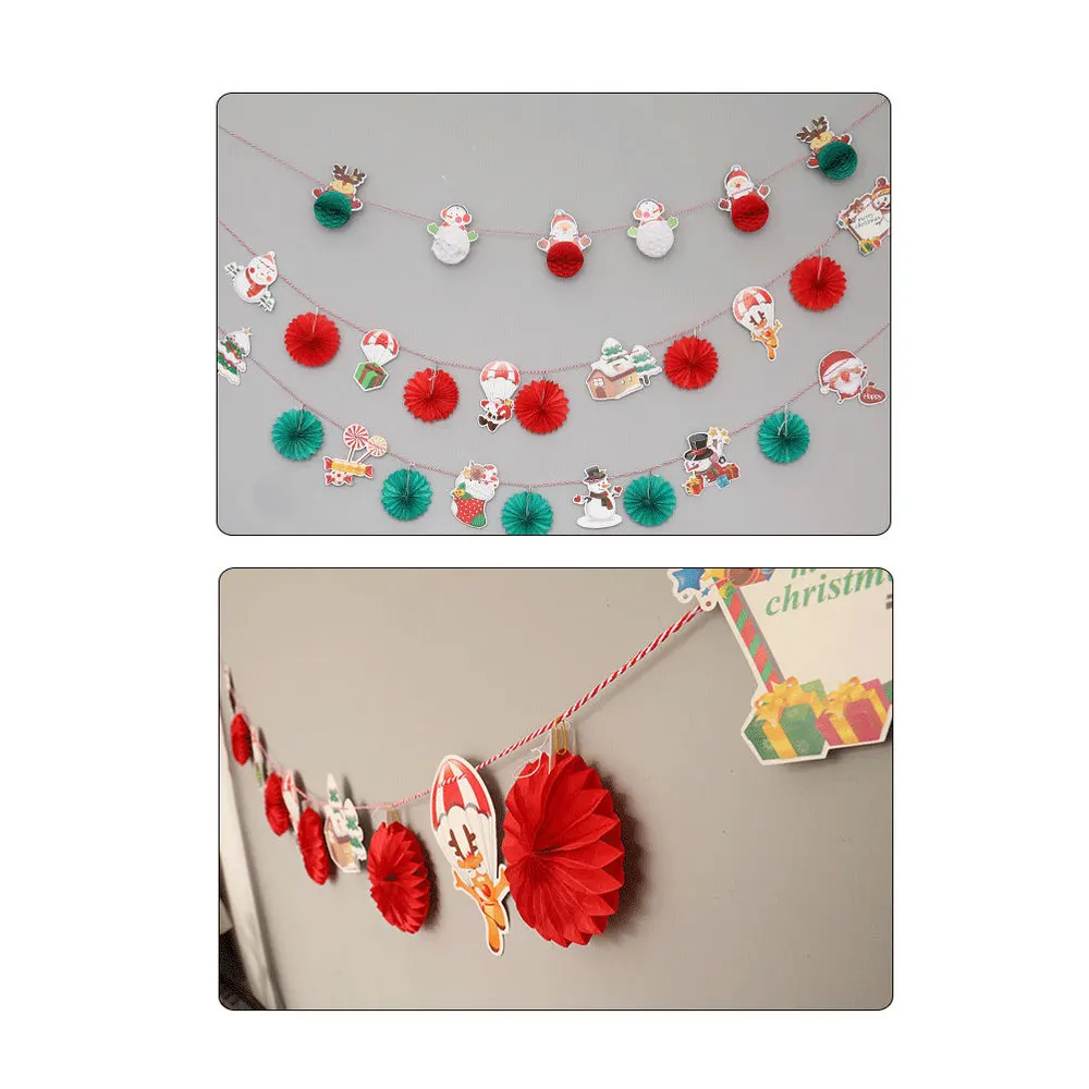 Christmas Themed Party Banner Colored Christmas Pattern Garland Decoration Hanging Banner for Home Bar Window (Paper Style) 
Christmas Themed Party Banner Colored Christmas Pattern Garland Decoration Hanging Banner for Home Bar Window (Paper Style)