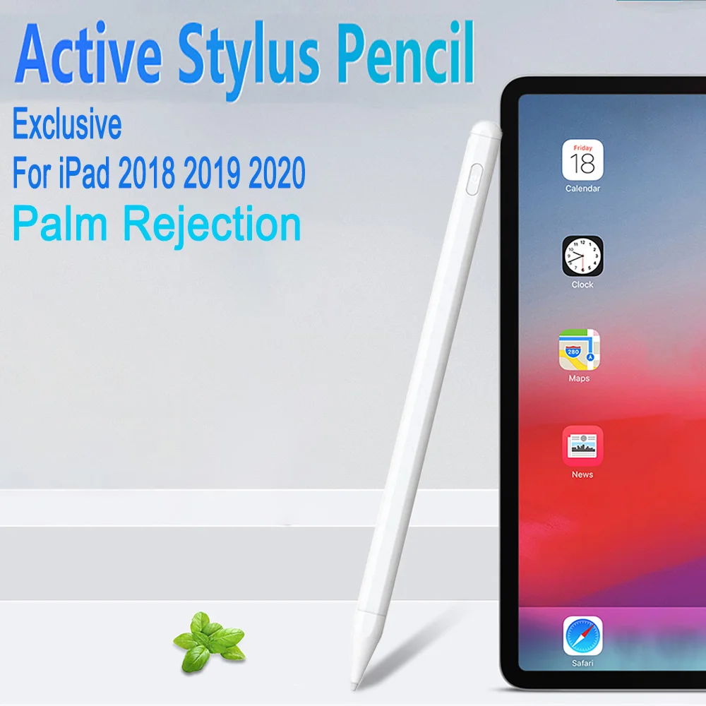 Стилус-карандаш для iPad 2018 2019 стилус сенсорного экрана Pro 11 12 9 2020 mini 5 Air 3 отвода