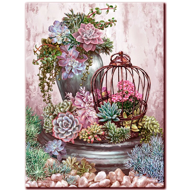 5D Diy Beautiful Succulent Plants Diamond Art Painting Full Drill Diamond Embroidery Cross Stitch Kit Wall Picture Home Decor 
5D Diy Beautiful Succulent Plants Diamond Art Painting Full Drill Diamond Embroidery Cross Stitch Kit Wall Picture Home Decor