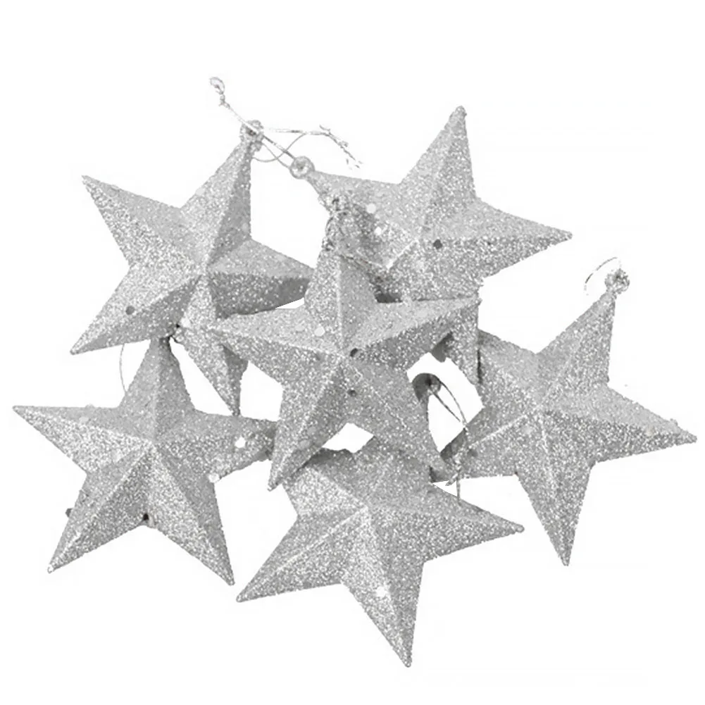 6pcs Mini Five-pointed Star With Gold Powder Decorations Lightweight Cute Festival Christmas Tree Plastic
6pcs Mini Five-pointed Star With Gold Powder Decorations Lightweight Cute Festival Christmas Tree Plastic